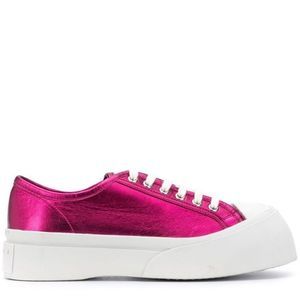 Marni | Pablo Low Top Sneaker in Metallic Fuschia | Size 38